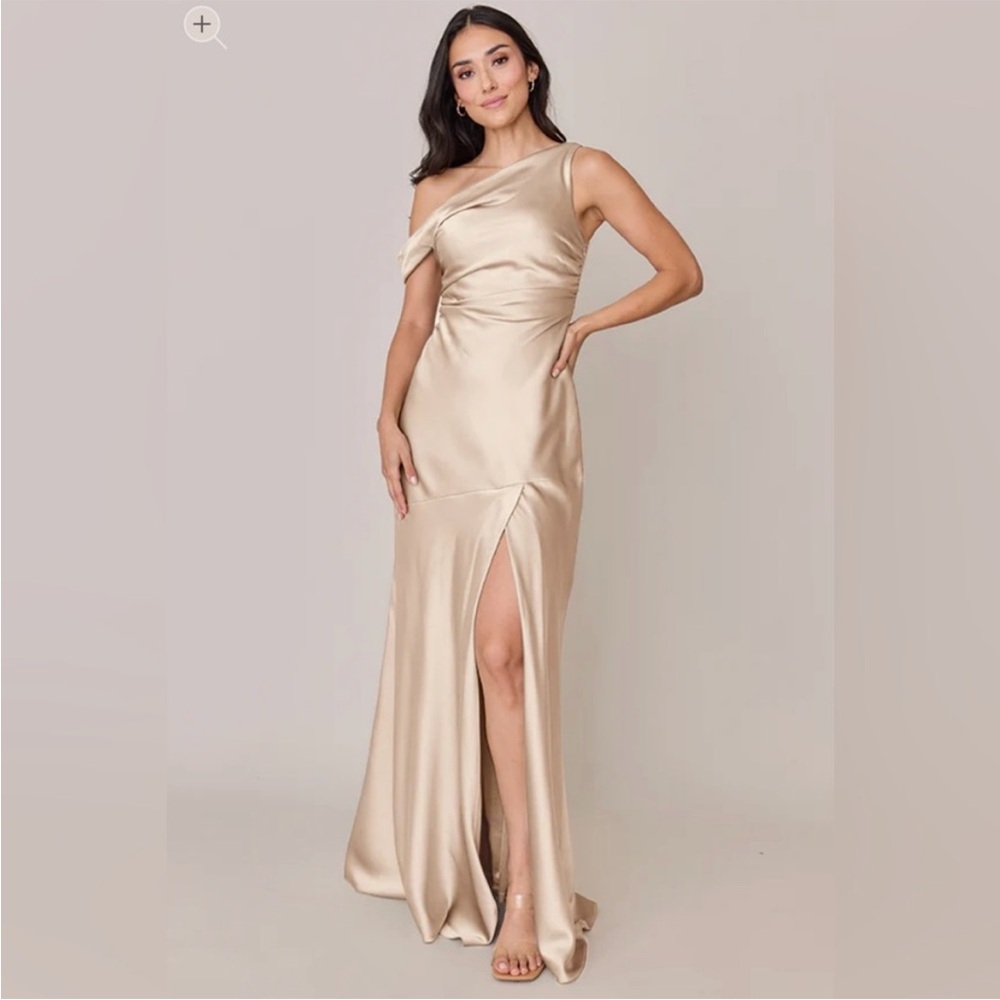 Custom Made Rivalry Satin Dress
